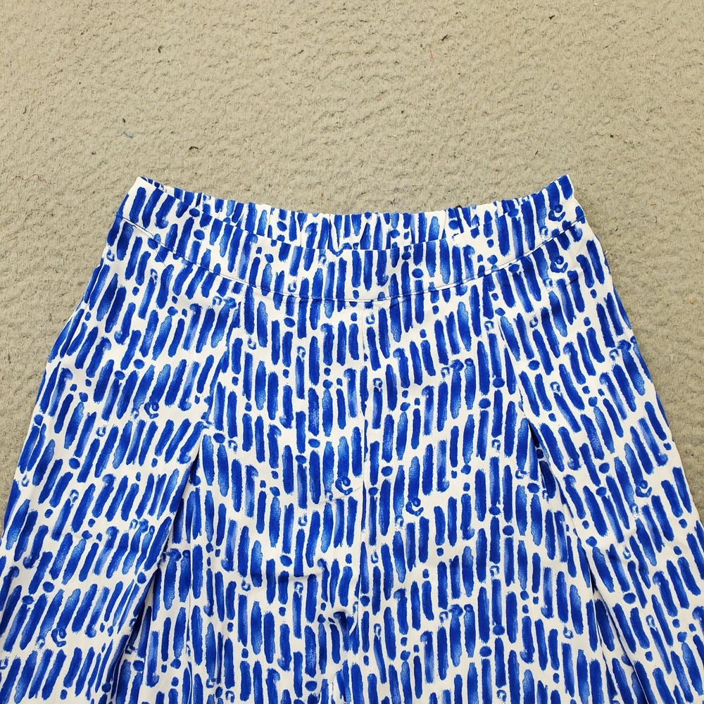 Skies Are Blue Palazzo Pants Womens XS Multi-Patterned Pleated Wide Leg Side Zip - Picture 9 of 10